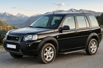 Land Rover Freelander I 1997-2006 гг. Боковые пороги Bosphorus Grey (2 шт., алюминий) фото 1