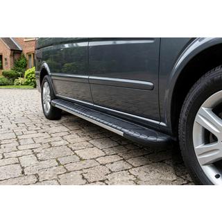 Боковые пороги Bosphorus Grey (2 шт., алюминий) Mercedes Vito W639 2004-2014 гг. фото 1