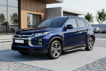 Mitsubishi ASX 2010-2023 гг. Боковые пороги Bosphorus Grey (2 шт., алюминий) фото 2