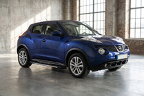 Nissan Juke 2010-2019 гг. Боковые пороги Bosphorus Grey (2 шт., алюминий) фото 1