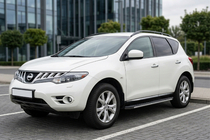 Nissan Murano 2008-2014 гг. Боковые пороги Bosphorus Grey (2 шт., алюминий) фото 1