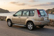 Nissan X-trail T30 2002-2007 гг. Боковые Подножки Rainbow (2 шт., Алюминий) фото 1