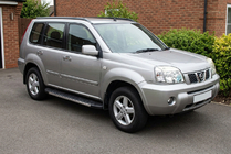Nissan X-trail T30 2002-2007 гг. Боковые Подножки Duru (2 шт., Алюминий) фото 1
