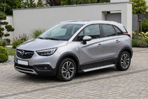 Opel Crossland X 2017-2024 гг. Боковые Подножки Maya V2 (2 шт., Алюминий) фото 1