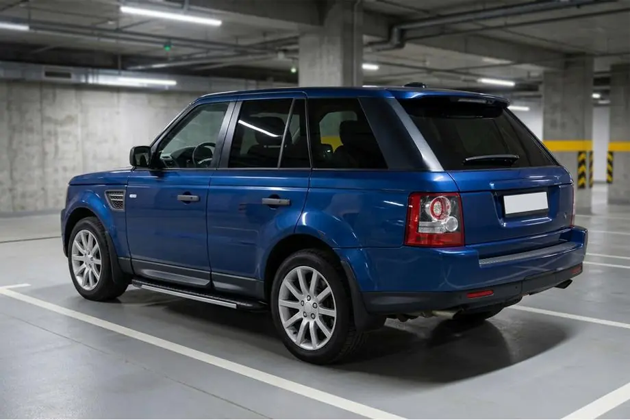 Range Rover Sport 2005-2013 гг. Боковые пороги Bosphorus Grey (2 шт., алюминий) Image