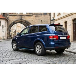 Боковые Подножки Maya Blue (2 шт., Алюминий) SsangYong Kyron 2005-2014 гг. фото 1