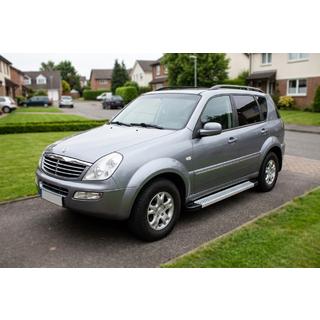 Боковые Подножки Maya V2 (2 шт., Алюминий) SsangYong Rexton I 2001-2017 гг. фото 1
