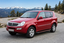 SsangYong Rexton I 2001-2017 гг. Боковые Подножки Maya Red (2 шт., Алюминий) 2012-2017 фото 1