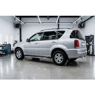 Боковые Подножки Maydos V2 (2 шт., Алюминий и Нержавейка) SsangYong Rexton I 2001-2017 гг. фото 1