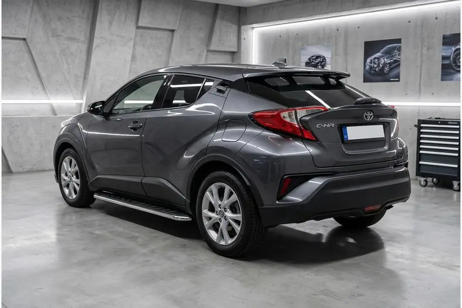 Toyota C-HR 2016-2023 гг. Боковые Подножки Maydos V1 (2 шт., Алюминий) Фото 1