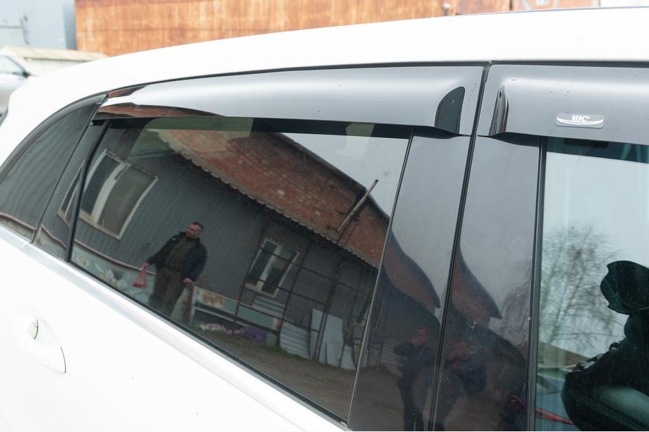 Mercedes B-class W246 2011-2018 гг. Ветровики на окна (4 шт, HIC) Фото 9