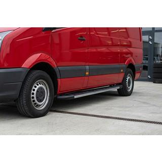 Боковые Подножки Duru (2 шт., Алюминий) Volkswagen Crafter 2016- гг. фото 1
