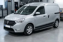 Dacia Dokker 2013-2022 гг. Боковые пороги Bosphorus Grey (2 шт., алюминий) фото 1
