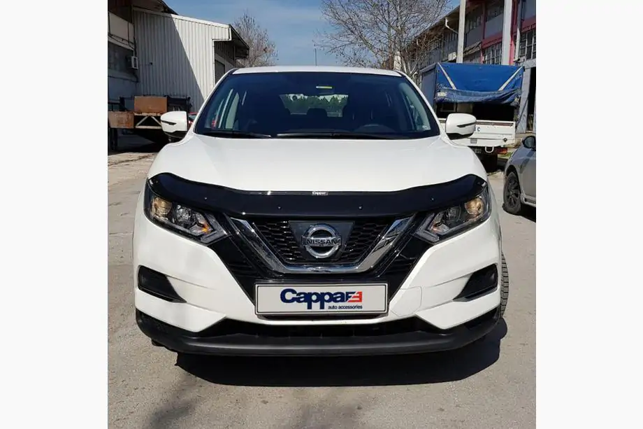 Nissan Qashqai 2014-2021 гг. Дефлектор капота EuroCap (2017+) Image