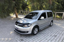 Volkswagen Caddy 2010-2015 гг. Дефлектор капота (EuroCap) фото 4