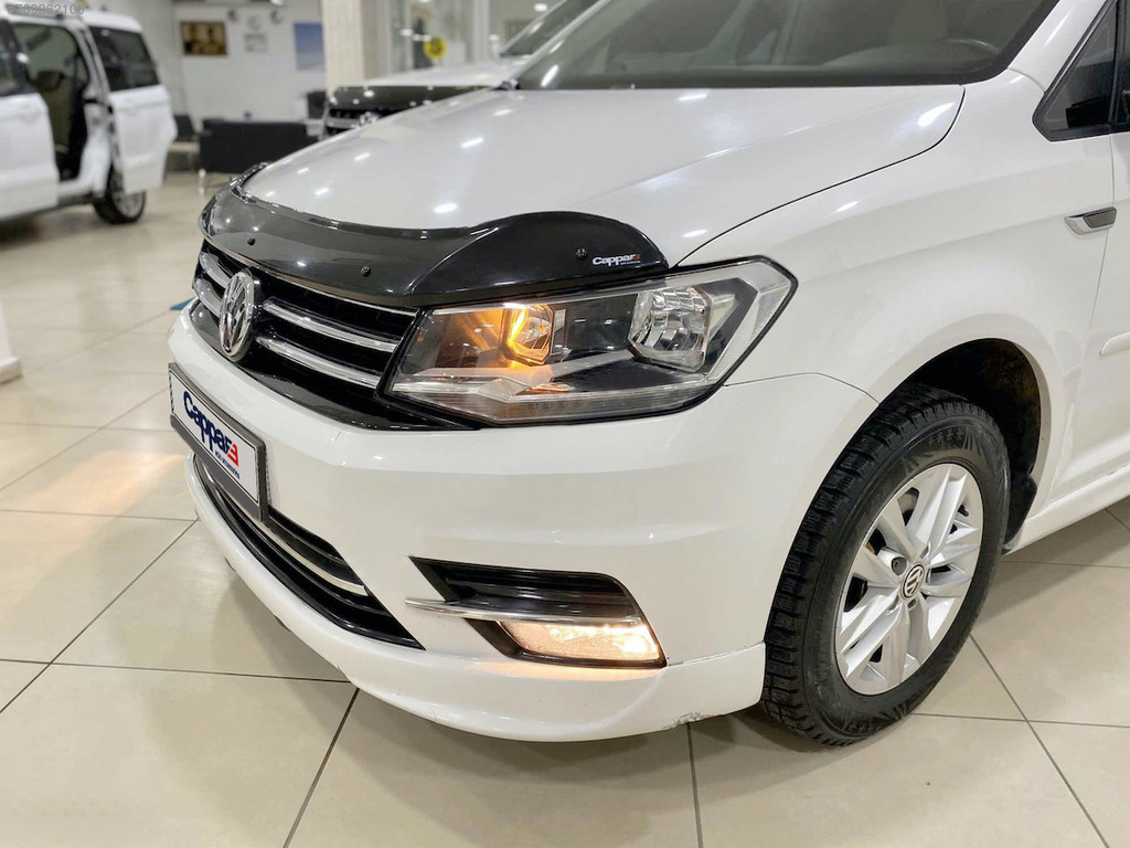 Дефлектор капоту (EuroCap) для Volkswagen Caddy 2015-2020 рр - фото 5