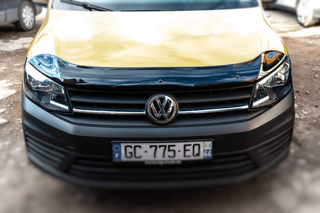 Дефлектор капоту (EuroCap) для Volkswagen Caddy 2015-2020 рр - фото 17