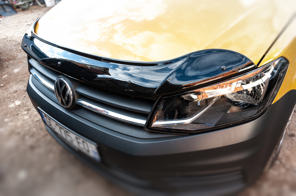 Дефлектор капоту (EuroCap) для Volkswagen Caddy 2015-2020 рр