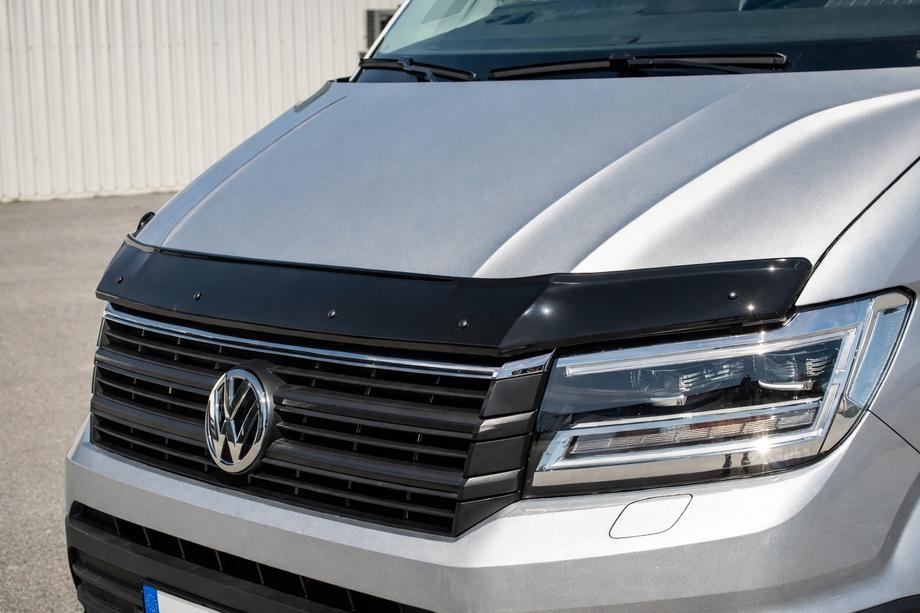 Volkswagen Crafter 2016- гг. Дефлектор капота (EuroCap) Image