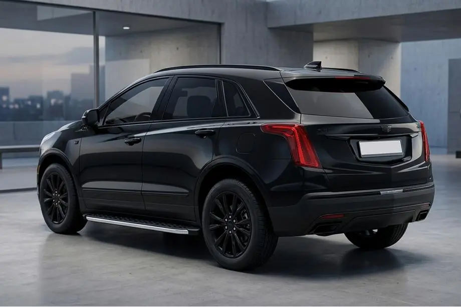 Cadillac XT5 2016- гг. Боковые Подножки BlackLine (2 шт., Алюминий) Фото 1