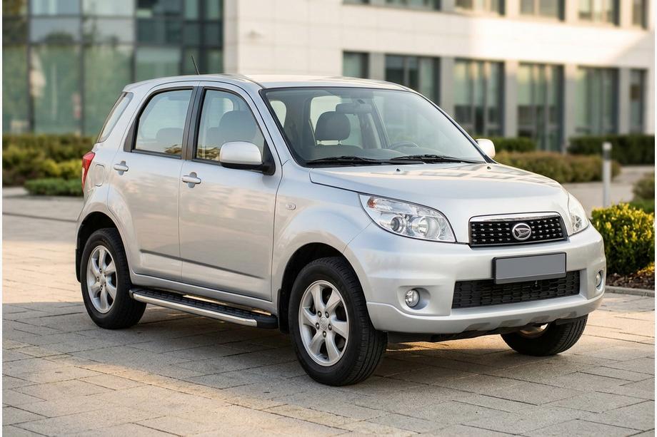 Daihatsu Terios 2006-2017 гг. Боковые Подножки BlackLine (2 шт., Алюминий) Image