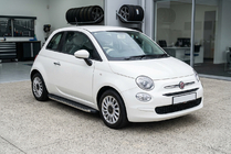 Fiat 500/500L 2013-2022 гг. Боковые Подножки BlackLine (2 шт., Алюминий) фото 1