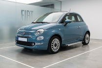 Fiat 500/500L 2013-2022 гг. Боковые Подножки New Vision Grey (2 шт., Алюминий) фото 1