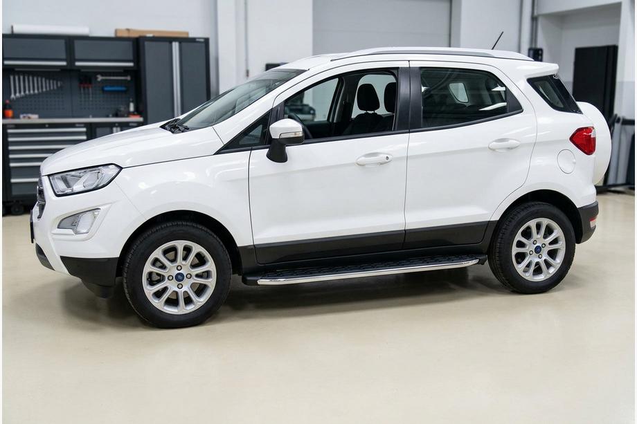 Ford Ecosport 2013-2022 гг. Боковые Подножки BlackLine (2 шт., Алюминий) Фото 1