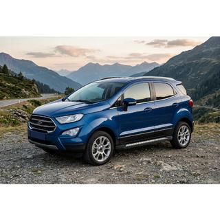 Боковые пороги New Vision Black (2 шт., алюминий) Ford Ecosport 2013-2022 гг. фото 1