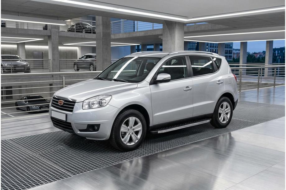 Geely Emgrand X7 2011- гг. Боковые Подножки BlackLine (2 шт., Алюминий) Фото 1