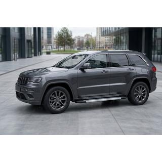 Боковые Подножки New Vision Grey (2 шт., Алюминий) Jeep Grand Cherokee WK2 2010-2021 гг. фото 1