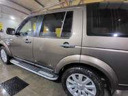 Land Rover Discovery III 2004–2009 гг. Боковые Подножки Tayga V2 (2 шт., Алюминий) фото 2