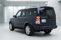 Land Rover Discovery IV 2009-2017 гг. Боковые Подножки Tayga Black (2 шт., Алюминий) фото 2