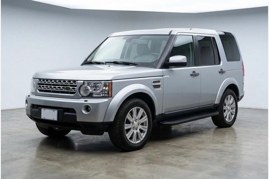 Land Rover Discovery IV 2009-2017 гг. Боковые Подножки Tayga Black (2 шт., Алюминий) Image