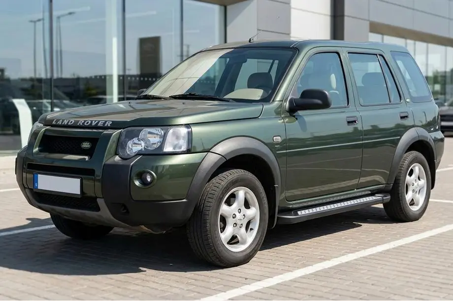 Land Rover Freelander I 1997-2006 гг. Боковые Подножки New Vision Black (2 шт, Алюминий) Image