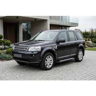 Боковые Подножки New Vision Black (2 шт, Алюминий) Land Rover Freelander II 2006–2014 гг. фото 1