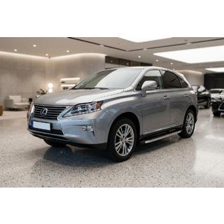 Боковые Подножки BlackLine (2 шт, Алюминий) Lexus RX 2009-2015 гг. фото 1