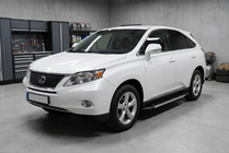 Lexus RX 2009-2015 гг. Боковые Подножки RedLine V1 (2 шт, Алюминий) фото 1