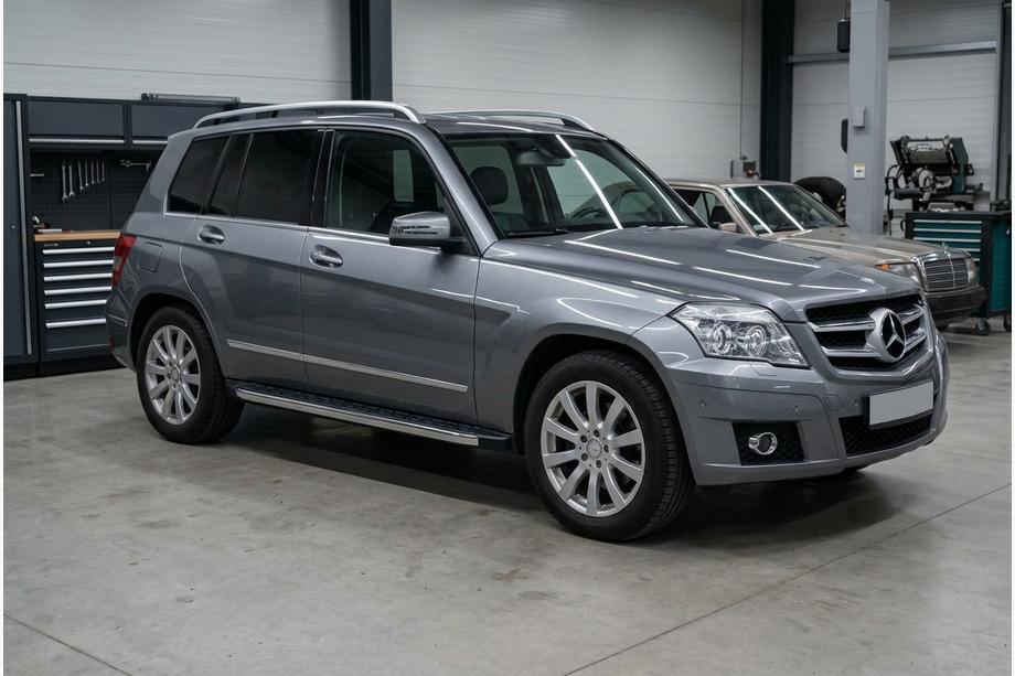 Mercedes GLK class X204 2008-2015 гг. Боковые Подножки BlackLine (2 шт., Алюминий) Image