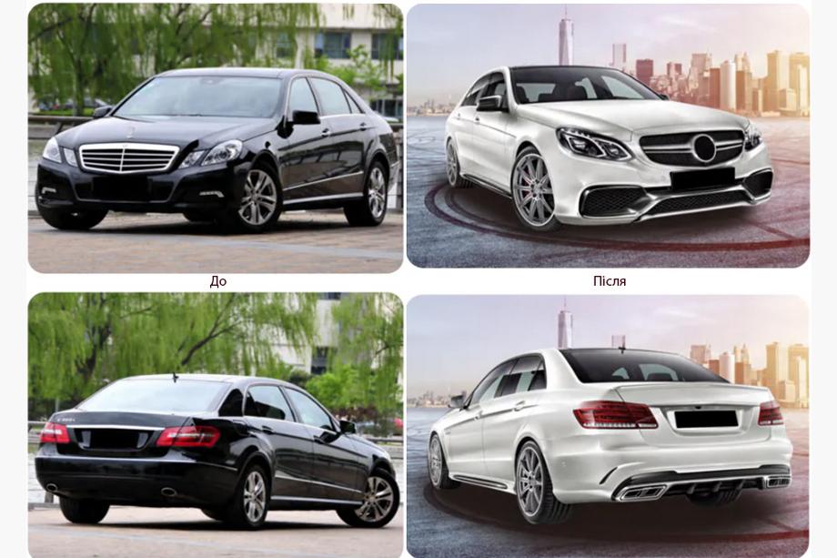 Mercedes E-class W212 2009-2016 гг. Комплект рестайлинга в E63 AMG 2016 Фото 3
