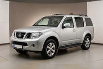 Nissan Pathfinder R51 2005-2014 гг. Боковые Подножки Tayga Black (2 шт., Алюминий) фото 1