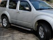 Боковые пороги BlackLine (2 шт., алюминий) фото 1