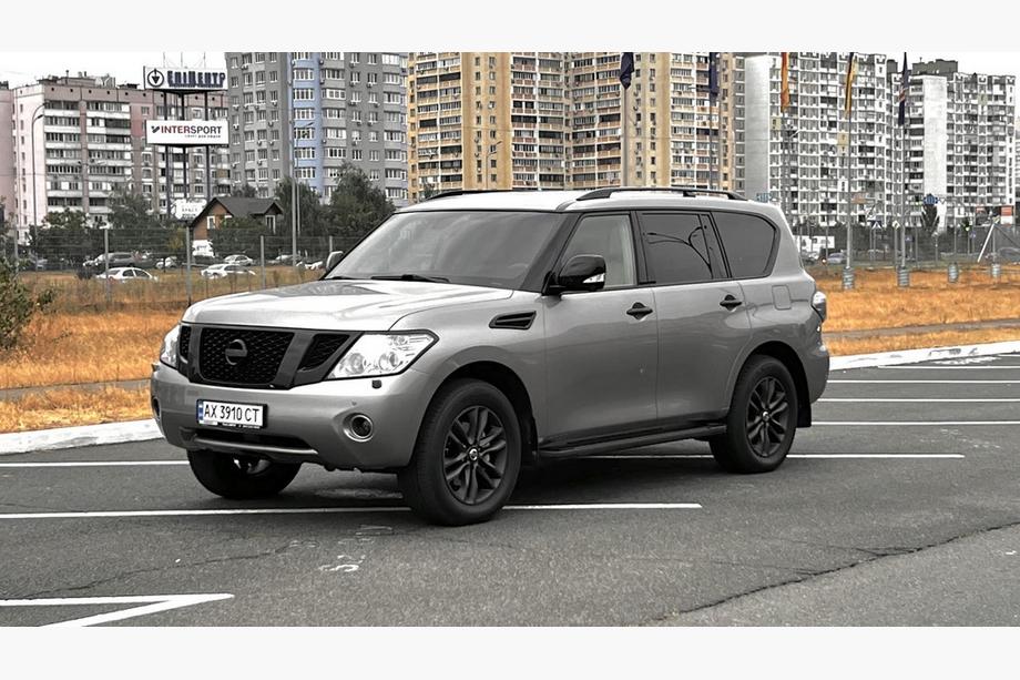 Nissan Patrol Y62 2010-2024 гг. Боковые Подножки New Vision Grey (2 шт., Алюминий) Фото 9