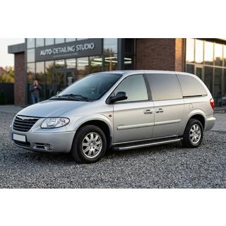 Боковые Подножки BlackLine (2 шт., Алюминий) Chrysler Voyager 2001-2007 гг. фото 1