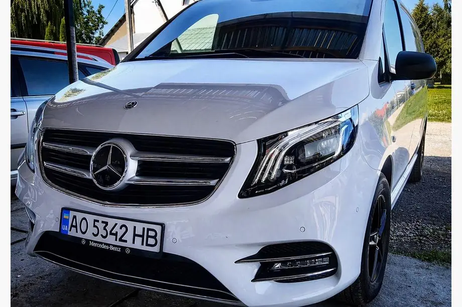 Mercedes Vito/V-class W447 2014- гг. Передние фары LED в стиле Maybach (для Vito, комплект 2 шт.) Фото 4