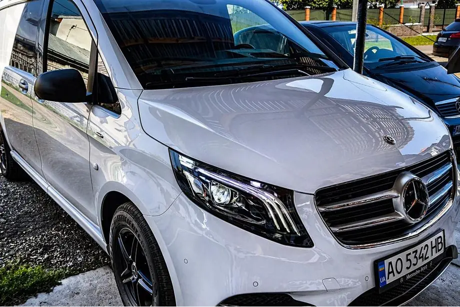 Mercedes Vito/V-class W447 2014- гг. Передние фары LED в стиле Maybach (для Vito, комплект 2 шт.) Фото 3