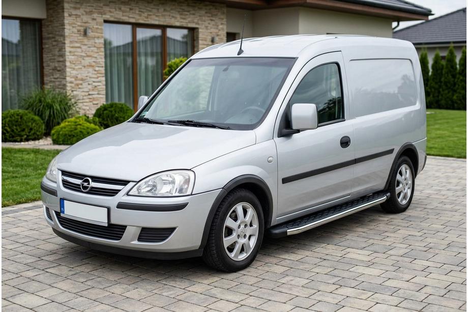 Opel Combo 2002–2012 гг. Боковые пороги BlackLine (2 шт., алюминий) Image