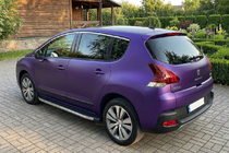 Peugeot 3008 2008-2016 гг. Боковые Подножки BlackLine (2 шт., Алюминий) фото 1