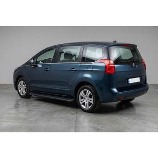 Боковые Подножки Tayga Black (2 шт., Алюминий) Peugeot 5008 2009-2016 гг. фото 1