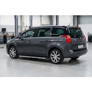Боковые Подножки BlackLine (2 шт., Алюминий) Peugeot 5008 2009-2016 гг. фото 1